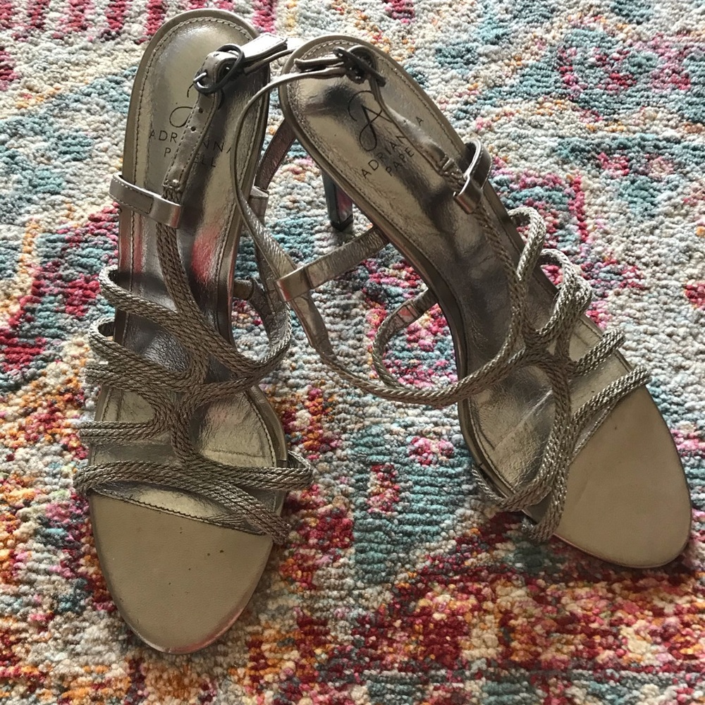 Adrianna Papell Silver Heels